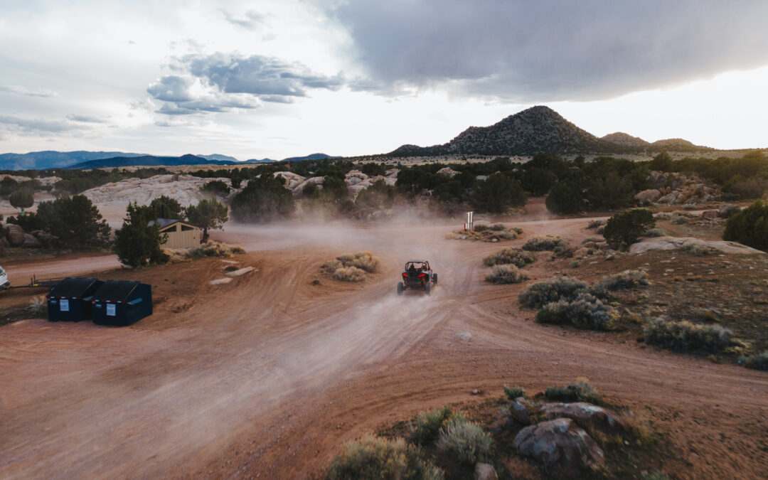 ATV action shot