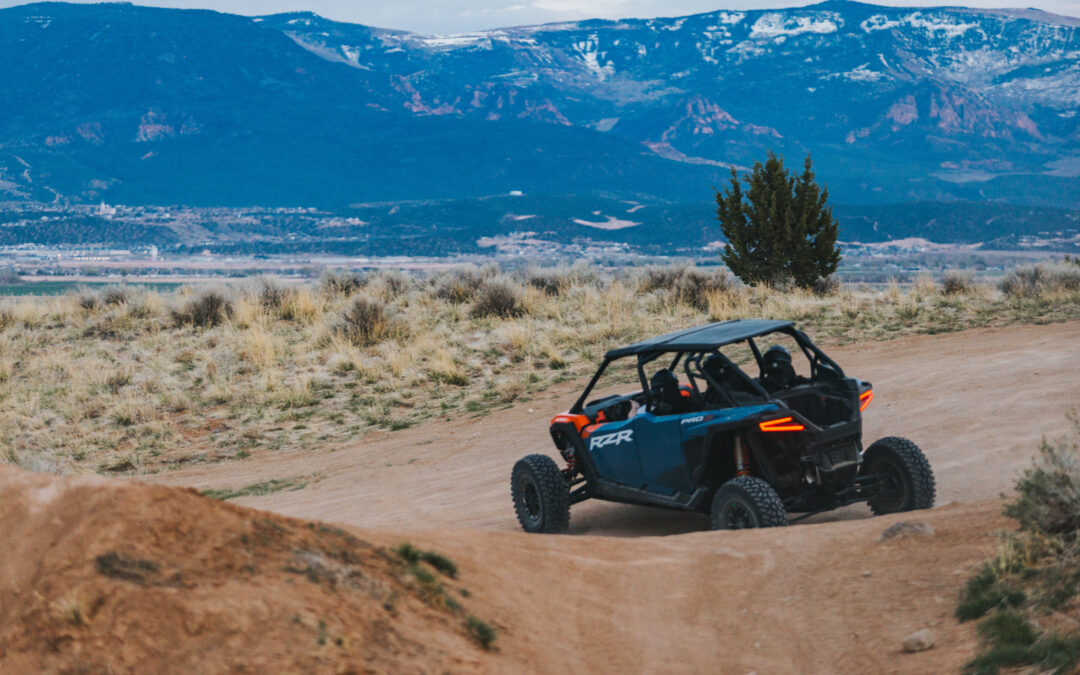 Mountain trail riding