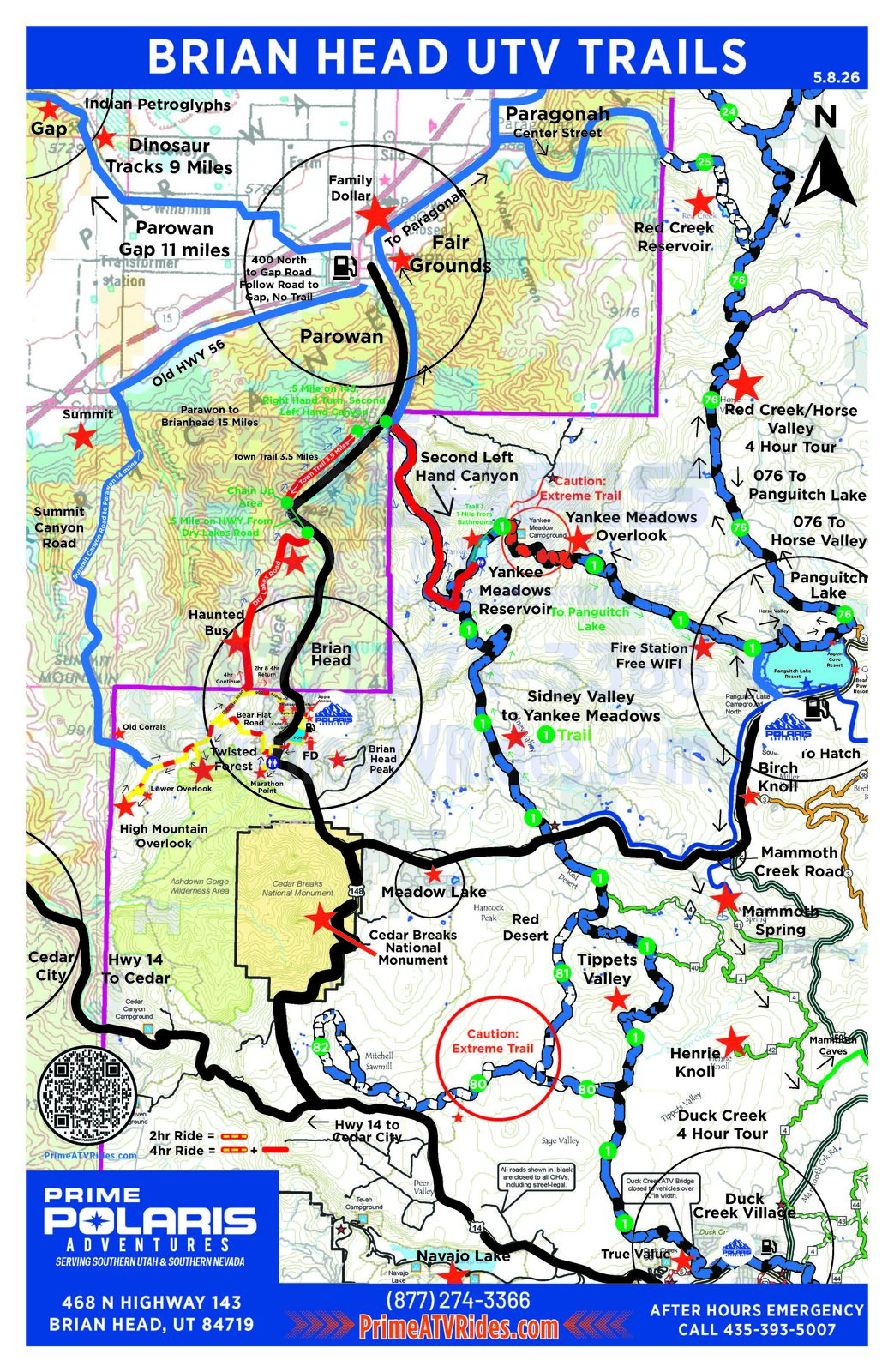 Brian Head trail map — Trail Map — Page 1
